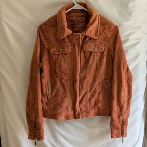 Jou Jou Corduroy Jacket in Warm Rust